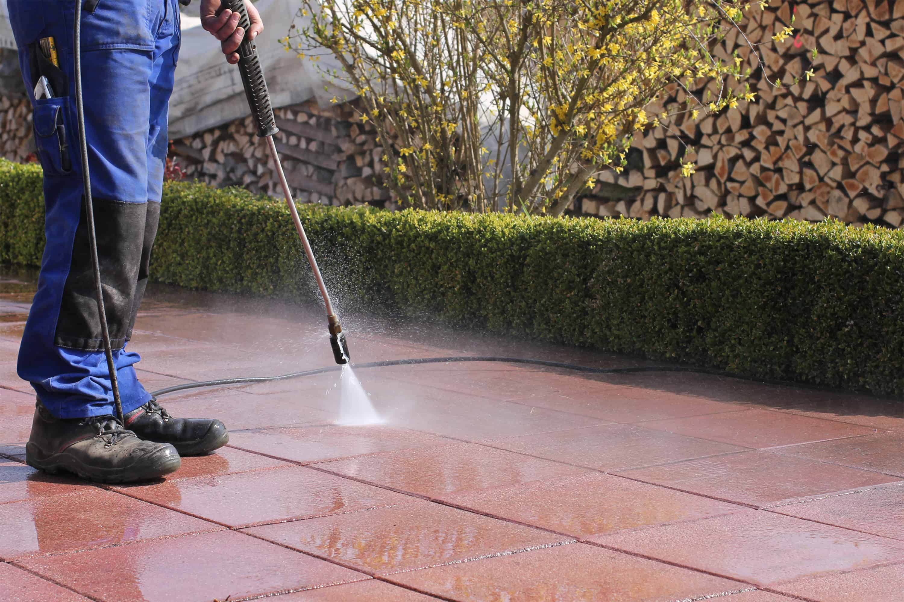 Patio cleaning service